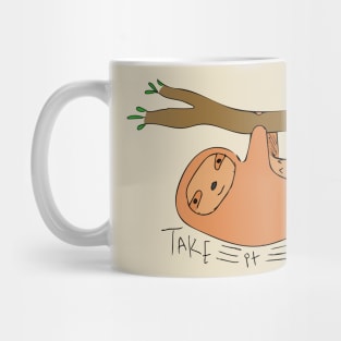 Take it Easy Sloth Mug